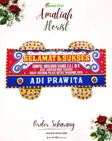 Papan Bunga Ucapan Selamat Tegal Badeng Timur